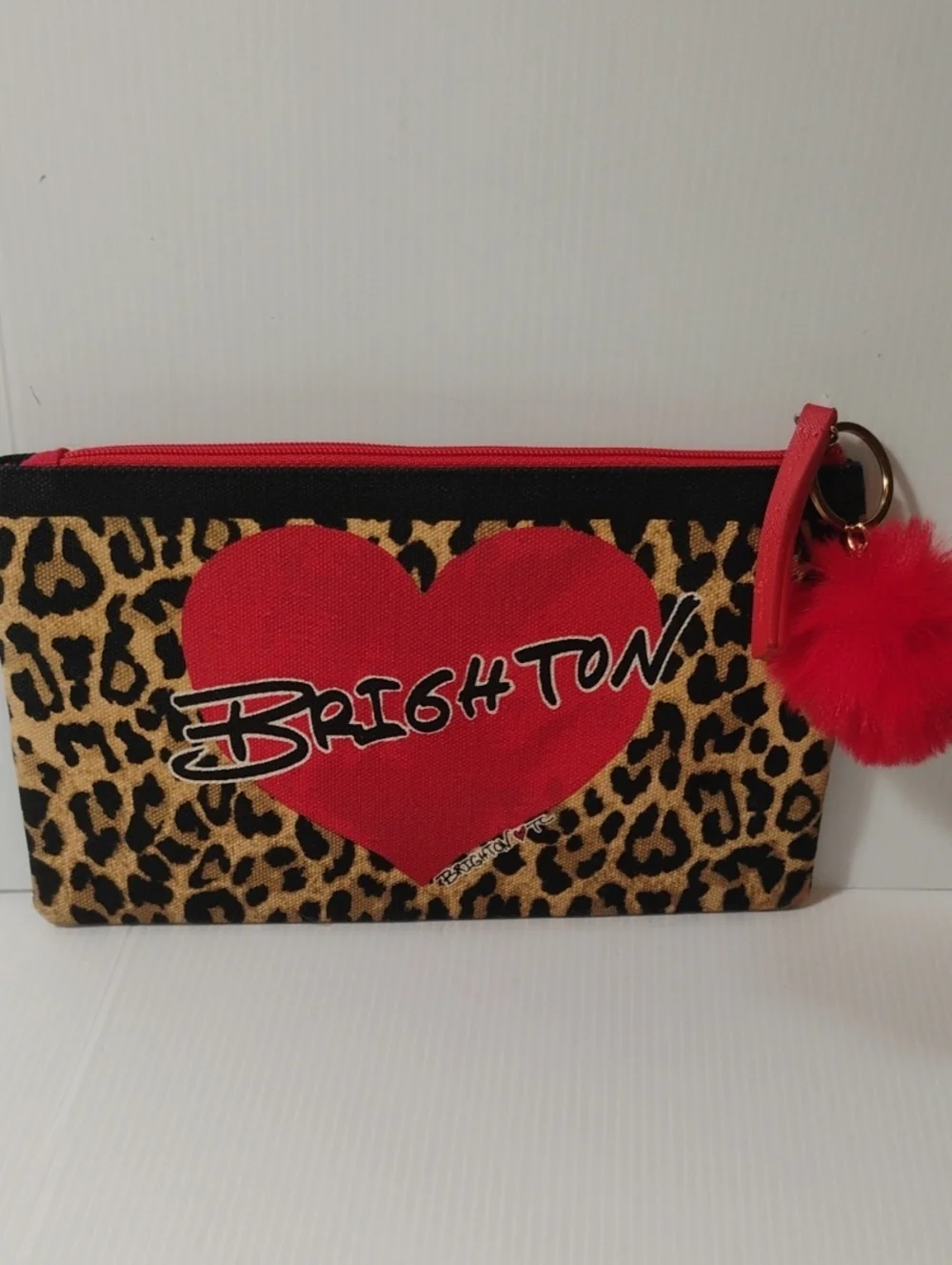 Brighton Pouch/Clutch With Pom-Pom